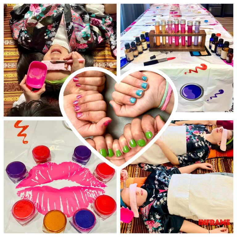 Perfectly pampered spa party